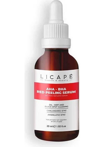 Cilt Canlandırıcı %10 Aha - %2 Bha Red Peeling Serum