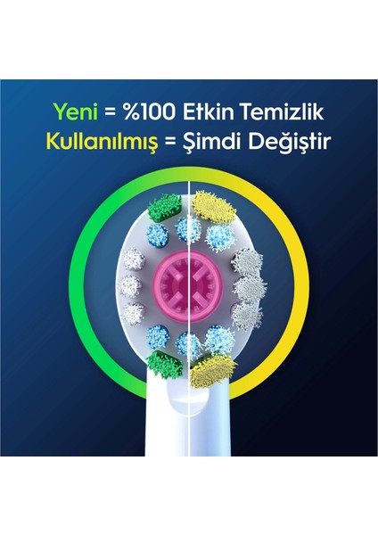 Şarjlı Diş Fırçası Yedek Başlığı 3D White X-Filament 2 Adet Ürün