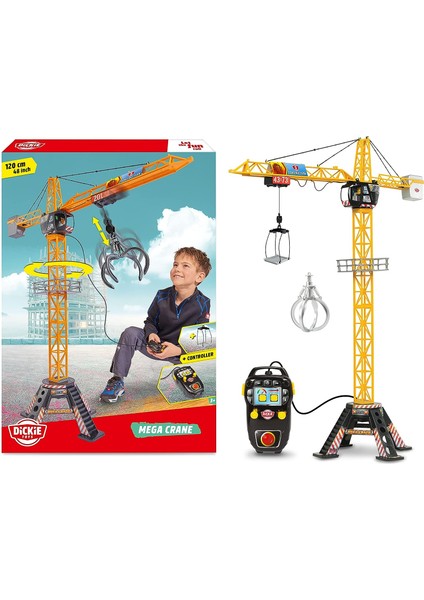Dickie Mega Vinç Kulesi, Kumandalı 120cm 203462412