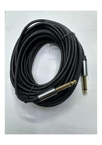 10 Metre 6.3 mm Amfi Kablosu 10 Metre Mono 6.3 mm Amfi Kablosu