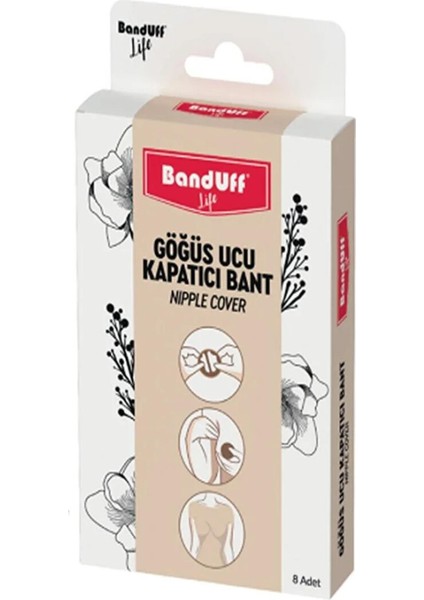Göğüs Ucu Kapatıcı Bant 8 li