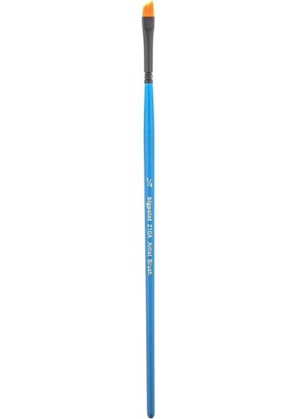 210A Serisi Sentetik Kıl Yan Kesik Fırça No: 1/4 12'li Kutu