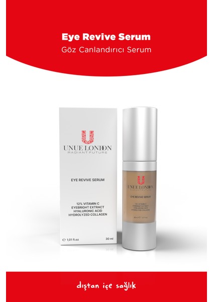 %12 Vıtamın C + Hyaluronıc Acıd + Collagen Serumu 30 ml