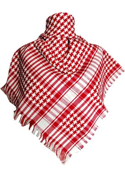 Kırmızı Puşi,filistin Puşisi, Arap Şalı,unisex Puşi - Filistin Kefiyesi,yöresel Puşi,kürt Puşisi