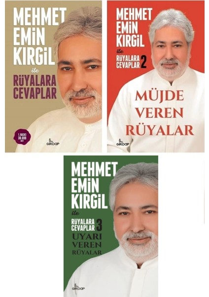 Mehmet Emin Kırgil ile Rüyalara Cevaplar 3 Kitap Set - Mehmet Emin Kırgil