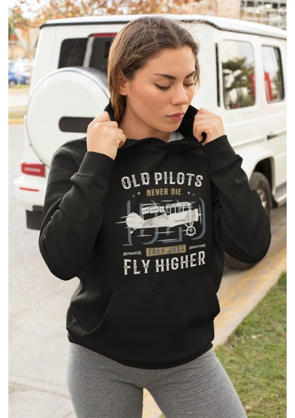 Pamuklu Tarz Oversize Kadın Kapşonlu Sweatshirt