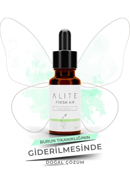 Fresh Air 10 Ml. Doğal Damla, Burun Tıkanıklığı Için Yaka Damlası