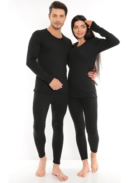 Unisex Kışlık Içi Polarlı Termal Takım Termal Fanila ve Termal Tayt Içlik