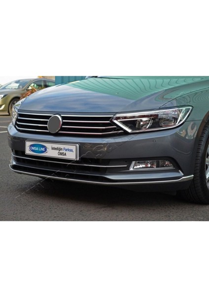 Volkswagen Passat B8 Ön Tampon Çıtası 3 Parça Paslanmaz Çelik fiyatları