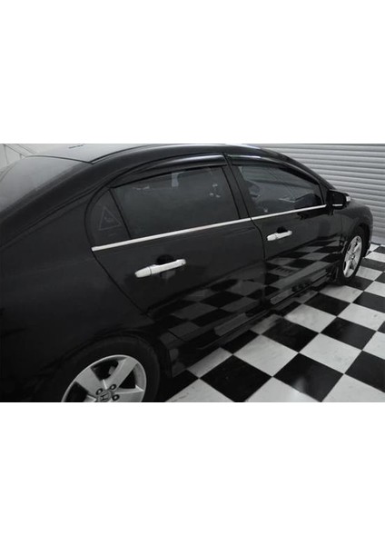Honda Civic 2007- Krom Cam Çıtası