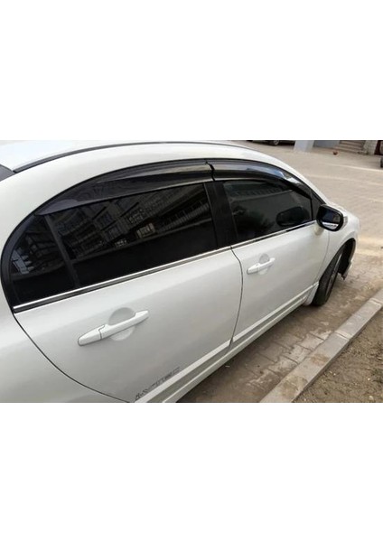 Honda Civic 2007- Krom Cam Çıtası