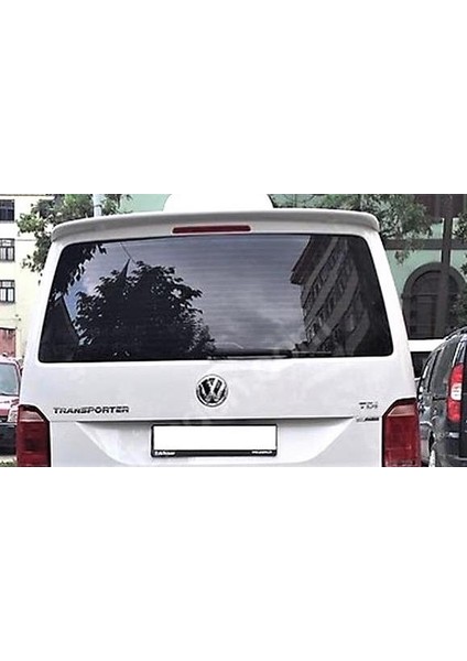 Fiber Aksesuar Fiberaksesuar Volkswagen Transporter T7 Astarlı Spoiler