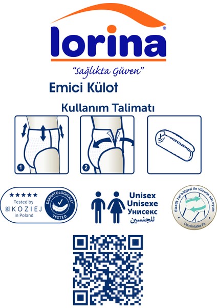 Yetişkin Emici Külot Medium 30'Lu Paket