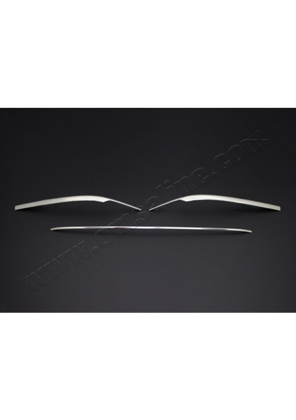 Volkswagen Passat B8 Arka Tampon Çıtası 3 Parça Paslanmaz Çelik