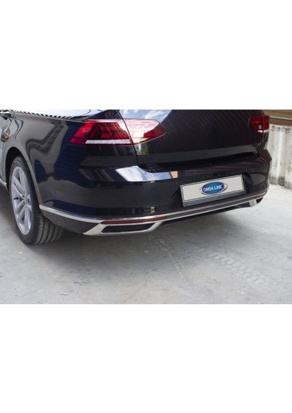 Volkswagen Passat B8 Arka Tampon Çıtası 3 Parça Paslanmaz Çelik fiyatları