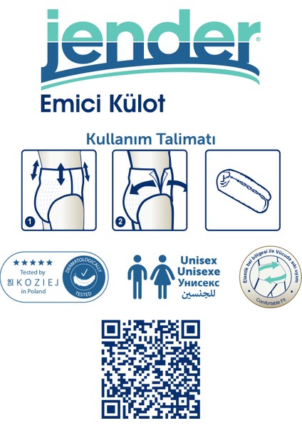 Emici Külot Large Büyük Boy 30'lu 2 Paket 60 Adet