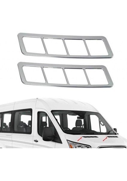 Ford Transit 2014-2023 Krom Kaput Havalandırma