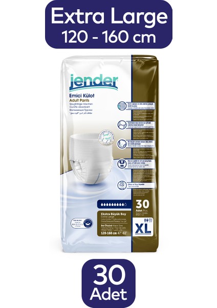 Emici Külot XLarge 30 Adet 1 Paket