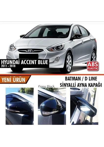 Hyundai Accent Blue Sinyalli 2011-2018 Batman Yarasa Ayna Kapağı