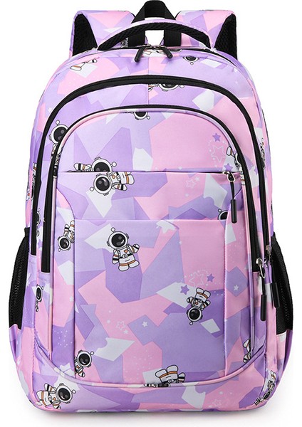 Büyük Kapasiteli Basit Rahat Baskı Öğrenci Okul Çantası (Yurt Dışından)