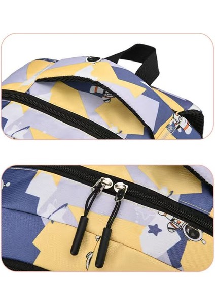 Büyük Kapasiteli Basit Rahat Baskı Öğrenci Okul Çantası (Yurt Dışından) modelleri