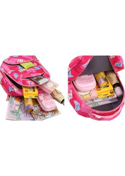 Su Geçirmez Büyük Kapasiteli Öğrenci Okul Çantası/kalem Çantası Iki Parçalı Takım (Yurt Dışından) fırsatları