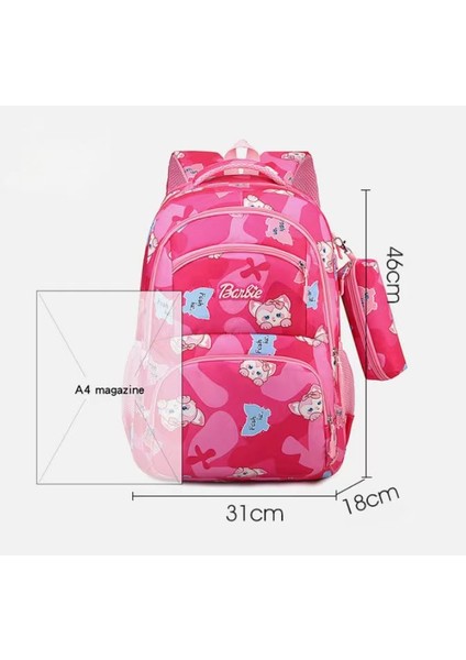 Su Geçirmez Büyük Kapasiteli Öğrenci Okul Çantası/kalem Çantası Iki Parçalı Takım (Yurt Dışından) indirimleri