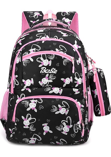 Su Geçirmez Büyük Kapasiteli Öğrenci Okul Çantası/kalem Çantası Iki Parçalı Takım (Yurt Dışından)