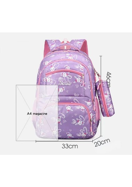Su Geçirmez Büyük Kapasiteli Öğrenci Okul Çantası/kalem Çantası Iki Parçalı Takım (Yurt Dışından) indirimleri