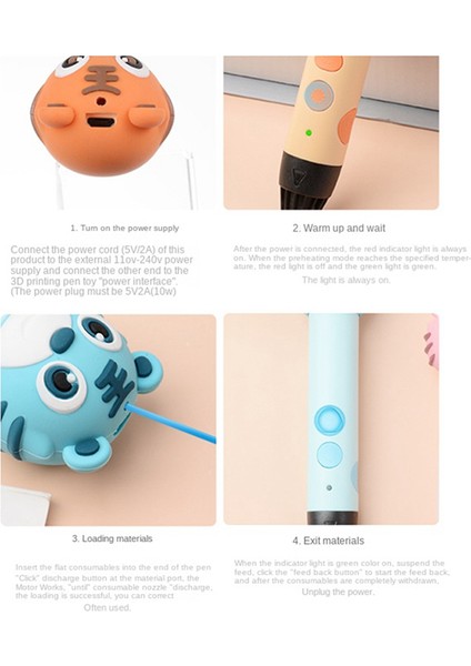 Çocuklar Için Pla Filamentli 3D Çizim Baskı Kalemi Noel Doğum Günü Hediyesi Pembe (Yurt Dışından) fırsatları