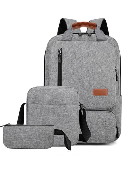 Iş Gündelik Sırt Çantası/çok Fonksiyonlu Bilgisayar Çantası, Üç Parçalı Takım (Yurt Dışından)