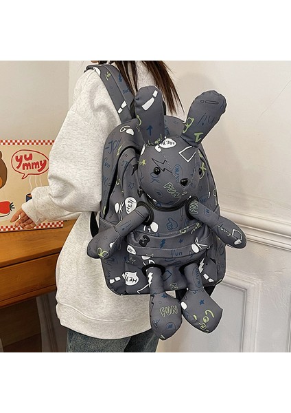 Sevimli Tavşan Bebek Bebek Sırt Çantası/öğrenci Omurga Azaltma Okul Çantası (Yurt Dışından) modelleri
