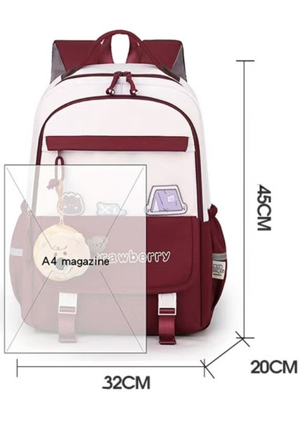 Su Geçirmez Büyük Kapasiteli Öğrenci Okul Çantası (Yurt Dışından) indirimleri