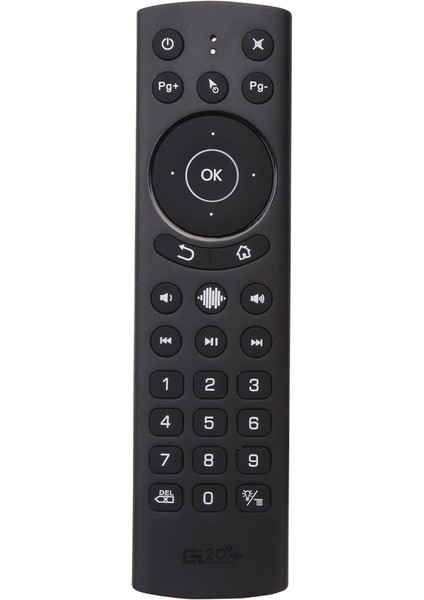 G20BTS Plus 2.4g Bt5.0 Arkadan Aydınlatmalı Akıllı Ses Hava Fare Jiroskop Ir Öğrenme Android Tv Kutusu Için Kablosuz Uzaktan Kumanda (Yurt Dışından)