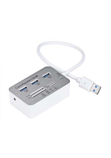 USB Hub 3.0 USB Bölücü 3 Bağlantı Noktalı Genişletici Çoklu USB Genişletme Çoklu 3 0 Hub Sd Kart Okuyucu Pc Için Usb3.0 Genişletici (Yurt Dışından)