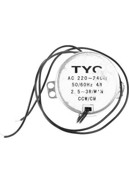 TYC50 Ac Senkron Motor 220V 3rpm 4W 8kgf.cm Tork Sol/sağ (Yurt Dışından)
