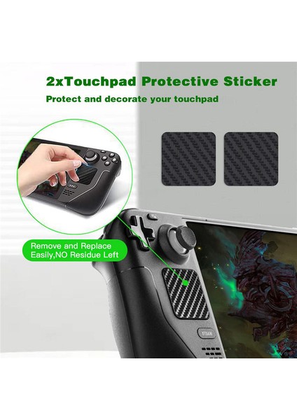 Oyun Konsolu Aksesuarları Geri Düğme Seti Touchpad Koruyucu Film Geri Kalınlaşmış Düğmeler Rocker Cap Için (Yurt Dışından) fırsatları