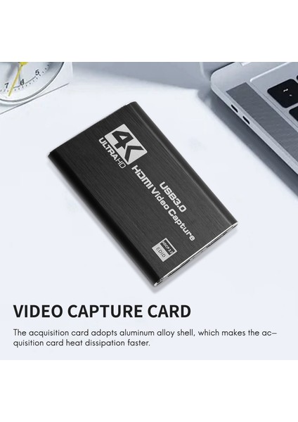 Ses Video Yakalama Kartı, 4K USB 3.0 Yakalama Adaptörü Oyun Akışı Için Video Dönüştürücü Canlı Yayın Video Kaydı (Yurt Dışından) fiyatları