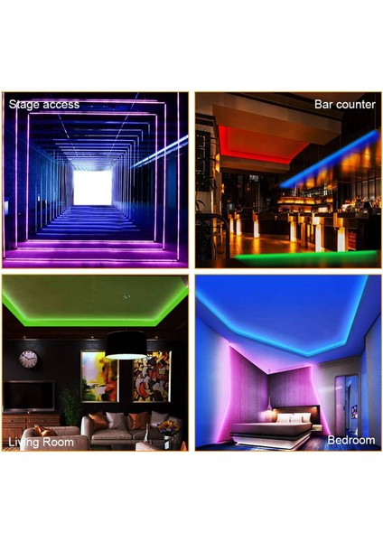 20M Rgb Işık 3528 1200LEDS Esnek LED Işık Şeridi, Yatak Odası Cadılar Bayramı Noel Için 44 Tuşlu Uzaktan Kumandalı (Yurt Dışından) fırsatları