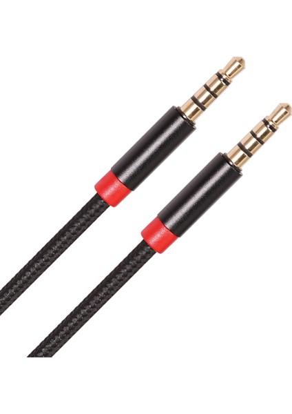 3.5mm Jak Aux Audıo Erkek - Dişi Uzatma Kablosu Mikrofonlu Pc Kulaklık Için Stereo 3.5 Ses Adaptörü () (Yurt Dışından)