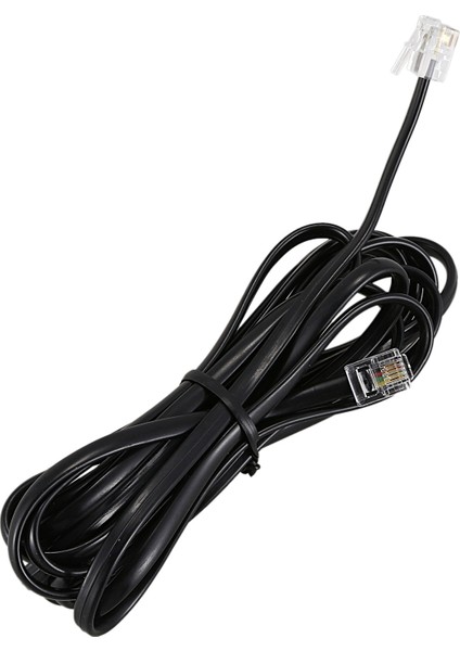 RJ11 6P4C Telefon Kablo Kablosu Adsl Modem 3 Metre (Yurt Dışından)