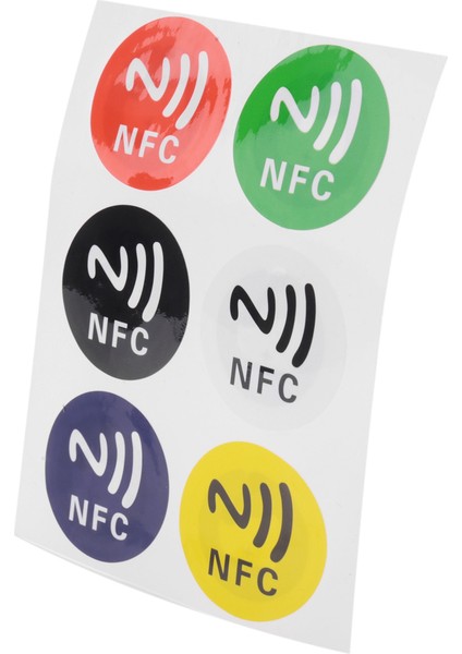 6 Adet Su Geçirmez Nfc Akıllı Etiket Çıkartmaları S3 S4 Için Rfid Etiketi Yapışkanlı Etiket (Yurt Dışından)