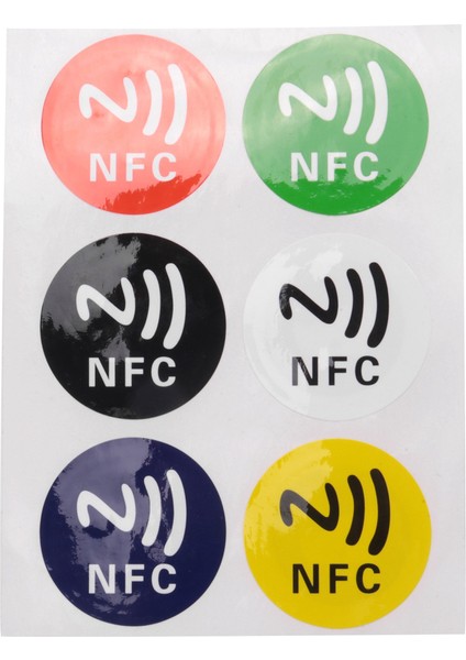 6 Adet Su Geçirmez Nfc Akıllı Etiket Çıkartmaları S3 S4 Için Rfid Etiketi Yapışkanlı Etiket (Yurt Dışından)