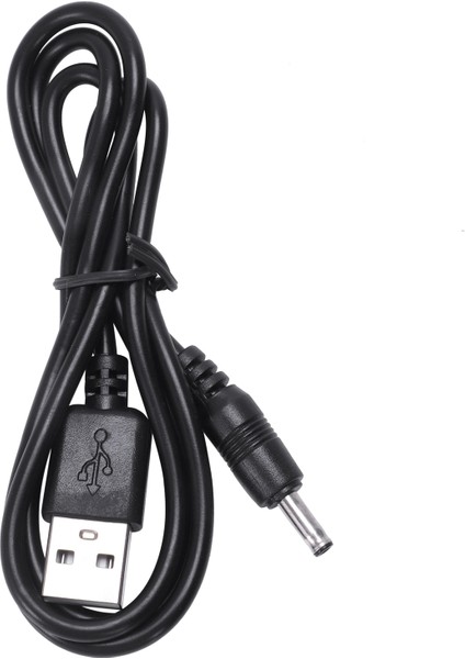 USB 2.0 A Tipi Erkek - Tek 3,5 mm Jak Dc Güç Kablosu Kablosu Siyah 20" (Yurt Dışından)