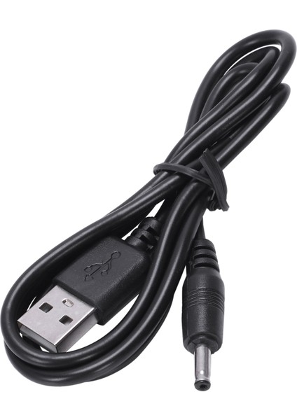 USB 2.0 A Tipi Erkek - Tek 3,5 mm Jak Dc Güç Kablosu Kablosu Siyah 20" (Yurt Dışından)