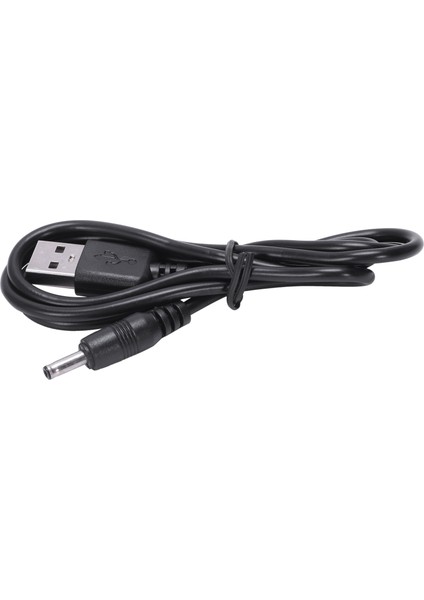 USB 2.0 A Tipi Erkek - Tek 3,5 mm Jak Dc Güç Kablosu Kablosu Siyah 20" (Yurt Dışından)