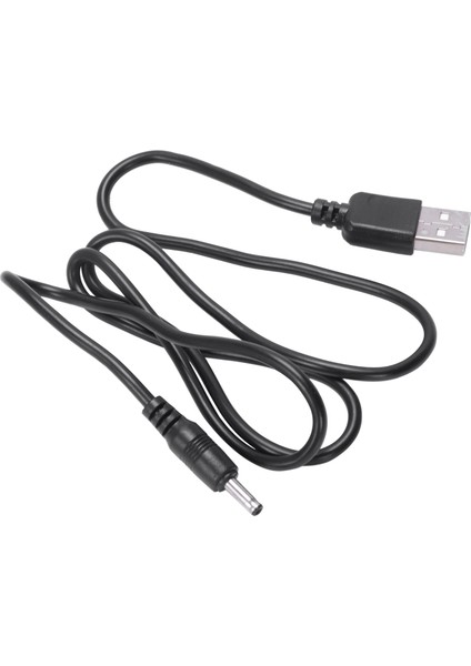 USB 2.0 A Tipi Erkek - Tek 3,5 mm Jak Dc Güç Kablosu Kablosu Siyah 20" (Yurt Dışından)