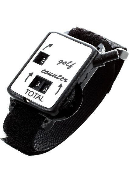 Golf Club Stroke Score Keeper Count Putt Shot Counter Watch W/ Bileklik Bandı Siyah (Yurt Dışından) fiyatları