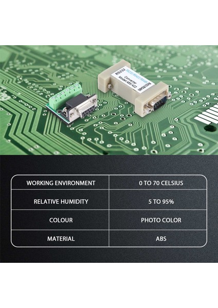 -232 RS232 Seri - RS485/RS422 485/422 Dönüştürücü Uyumlu Eıa/ RS232C Standardı ve RS485/RS422 Standardı (Yurt Dışından) modelleri