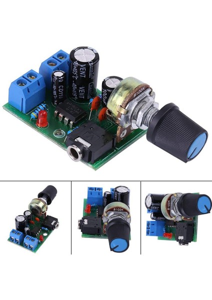 LM386 Süper Mini Amplifikatör Kartı, 3V-12V, 0.5W-10W Hoparlör Düşük Gürültü Güç Tüketimi, Hoparlör Ses Sistemi Dıy Için (Yurt Dışından)